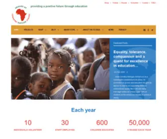 FCRS.org.uk(Friends of Conakry Refugee School) Screenshot