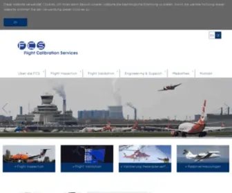 FCS.aero(FCS Flight Calibration Services GmbH) Screenshot