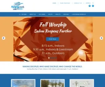 Fcsalem.org(Fishing Creek Salem United Methodist Church) Screenshot