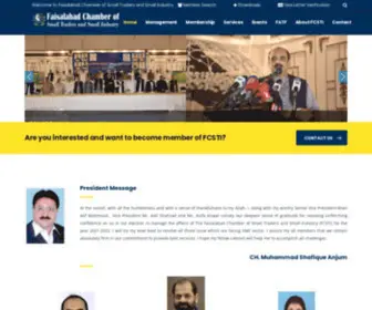 FCsti.com(Faisalabad Chamber of Small Traders and Small Industry) Screenshot