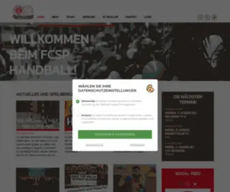 FCStpauli-Handball.de(Willkommen beim FC St. Pauli Handball) Screenshot