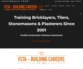 Fcta.com.au(FCTA Building Careers Certificate Qualifications Apprentice) Screenshot