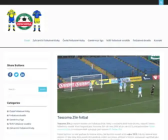 Fctescomazlin.cz(FC Tescoma Zlin) Screenshot