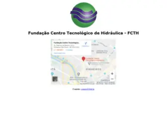 FCTH.br(Fundação Centro Tecnológico de Hidráulica) Screenshot