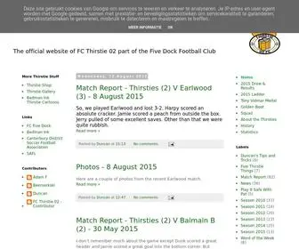 FCthirstie02.com(FC Thirstie 02 of Five Dock) Screenshot