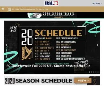 Fctulsa.com(FC Tulsa) Screenshot