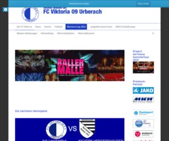 Fcurberach.de(FC Viktoria 09 Urberach) Screenshot