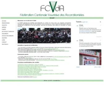 FCvda.ch(Accueil) Screenshot