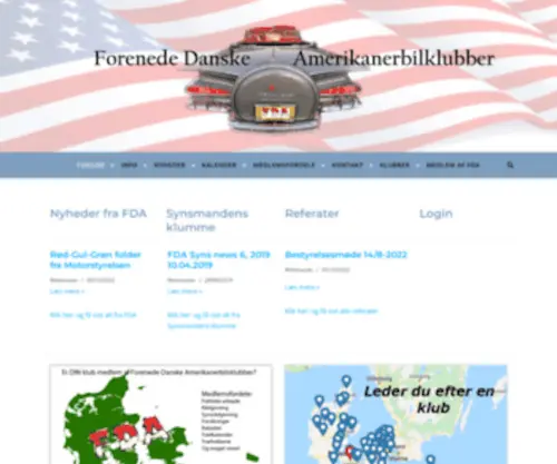 Fda-Biler.dk(Forsiden) Screenshot