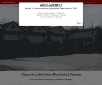 Fdalbionri.org(Albion Fire District) Screenshot