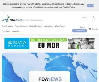 Fdanews.com(Information you need) Screenshot