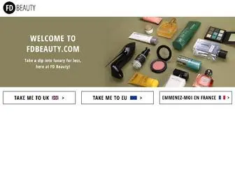 Fdbeauty.com(FD Beauty Holding Page) Screenshot