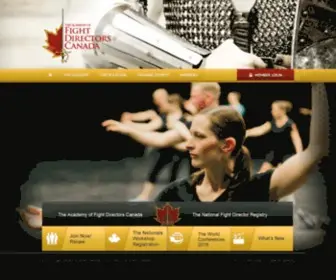 FDC.ca(The Academy of Fight Directors Canada) Screenshot