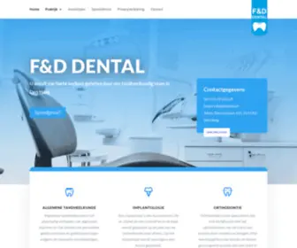 Fddental.nl(F&D) Screenshot