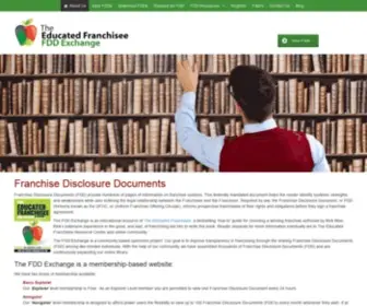 Fddexchange.com(The FDD Exchange s a membership community for sharing Franchise Disclosure Documents (FDD)) Screenshot