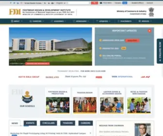 Fddiindia.com(Best Footwear Design and Development Institute/College in India) Screenshot