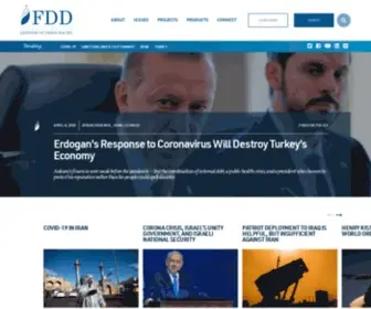 FDD.org(The Foundation for Defense of Democracies) Screenshot
