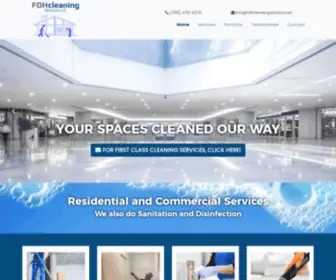 FDHcleaningservices.net(Start saving those extra dollars when it comes to cleaning up. FDH Cleaning Services LLC) Screenshot