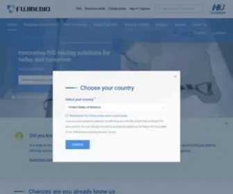 Fdi.com(Fujirebio Diagnostics) Screenshot