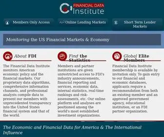 Fdi.org(Financial Data Institute) Screenshot