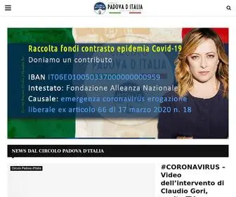 Fdipadova.it(CIRCOLO PADOVA D'ITALIA) Screenshot