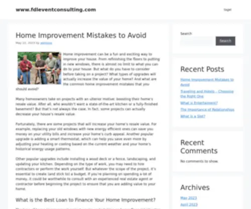 Fdleventconsulting.com(fdleventconsulting) Screenshot