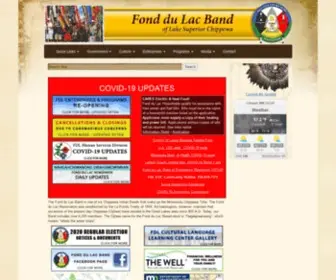 FDlrez.com(Fond du Lac Band of Lake Superior Chippewa) Screenshot