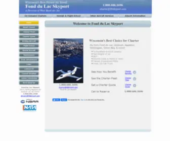 FDLSKyport.com(Fox Valley Air Charter) Screenshot