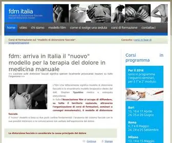 FDM-Italia.it(Benvenuti nel sito ufficiale della FDM Italia) Screenshot