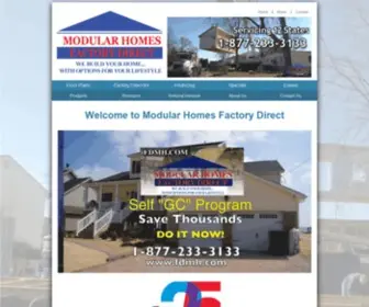 FDMH.com(Modular Homes Factory Direct) Screenshot