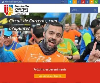 FDmvalencia.es(Fundació Esportiva Municipal València) Screenshot