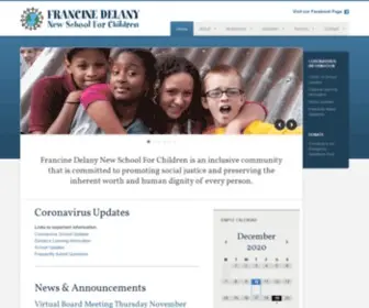 FDNSC.net(Francine Delany New School for Children) Screenshot