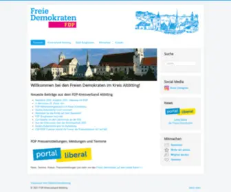 FDP-Altoetting.de(FDP Altöting) Screenshot