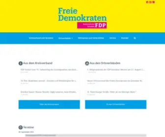 FDP-Dresden.de(Zustimmung der Cookies) Screenshot