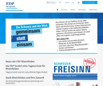 FDP-Stadt-Rheinfelden.ch(FDP) Screenshot