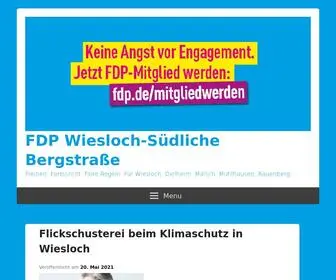 FDP-Wiesloch.de(FDP Wiesloch) Screenshot