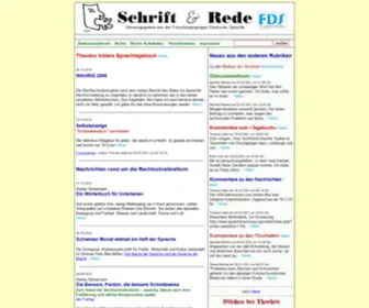 FDS-Sprachforschung.de(FDS Sprachforschung) Screenshot