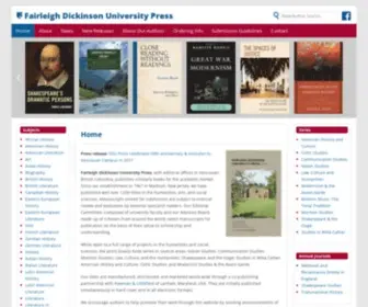 Fdupress.org(Fairleigh Dickinson University Press) Screenshot