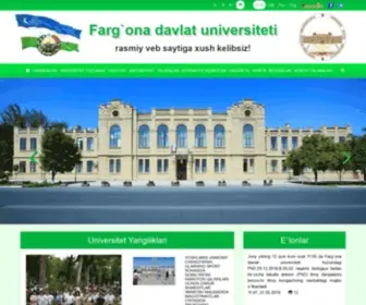 Fdu.uz(Farg`ona davlat universiteti rasmiy veb saytiga xush kelibsiz) Screenshot
