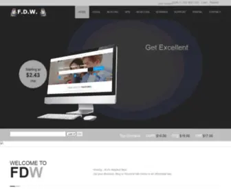 FDwhostingco.com(Hosting Company) Screenshot