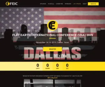 FE2019.com(Flat Earth International Conference 2019) Screenshot