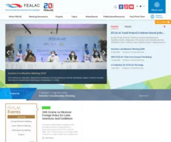 Fealac.org(동아시아) Screenshot