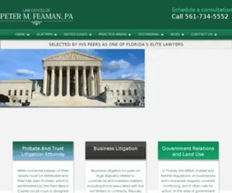 Feamanlaw.com(Boynton Beach Probate & Litigation Attorneys) Screenshot