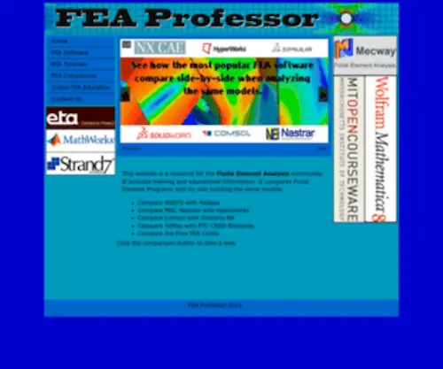 Feaprofessor.com(Finite Element Analysis Training) Screenshot