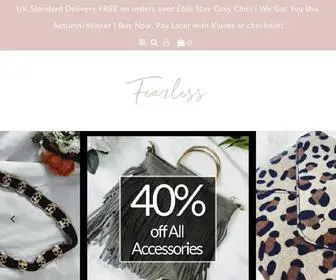 Fearless.co.uk(Women's Fashion) Screenshot