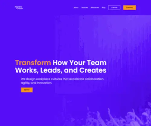 Fearlessculture.design(Transform your company culture) Screenshot