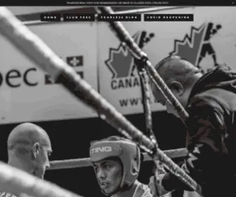 Fearlessmma.ca(Fearless Mixed Martial Arts) Screenshot