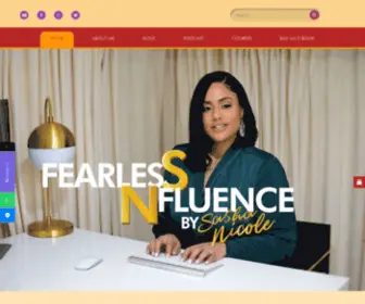 Fearlessnfluence.com(Fearless Nfuence) Screenshot