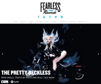 Fearlessrecords.com(Fearless Records) Screenshot