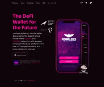 Fearlesswallet.io(The DeFi Wallet for the Dotsama future) Screenshot